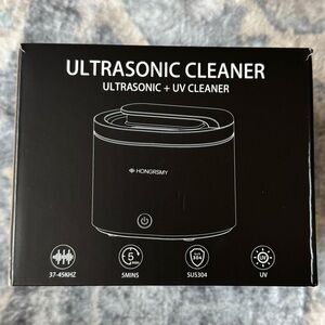 HONGRSMY Ultrasonic + UV Cleaner in Black